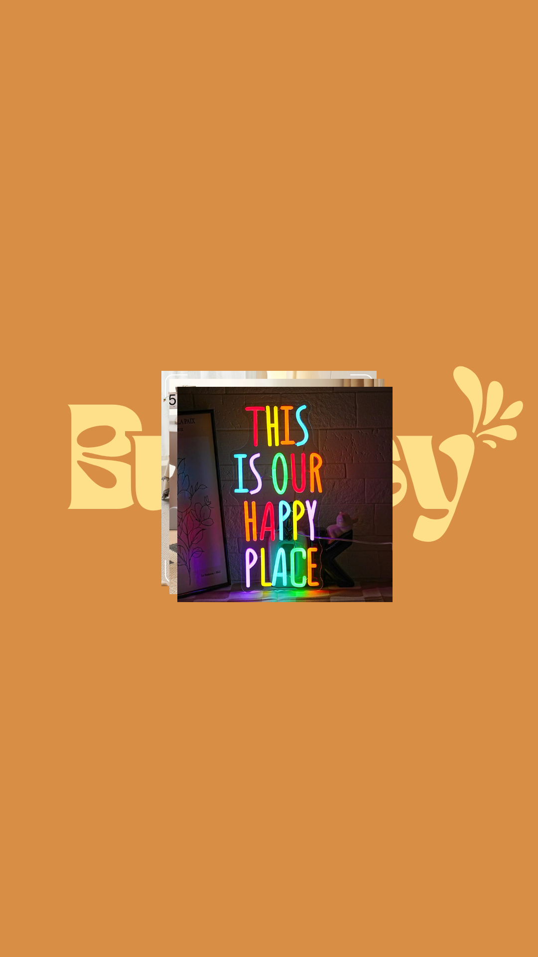 This is Our Happy Place Neon Sign