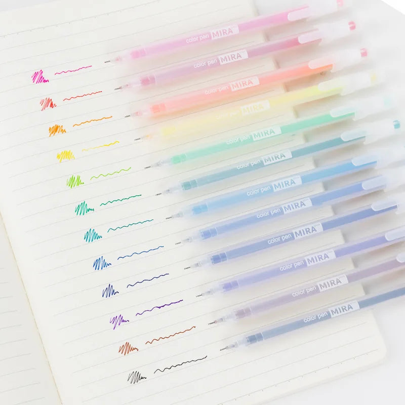 9/12 PCS Set Kawaii Color Gel Pen Set 0.5mm