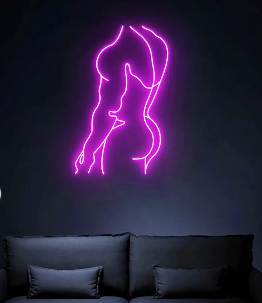 Man Neon Sign