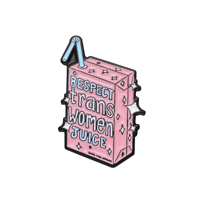 Trans Enamel Pins