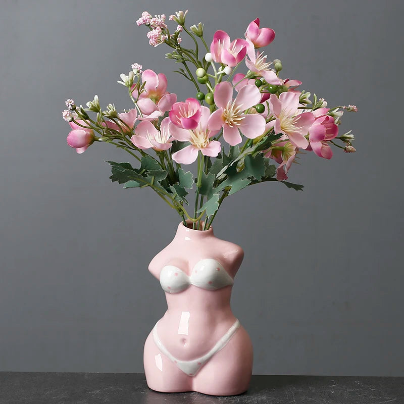 Woman Ceramic Vase