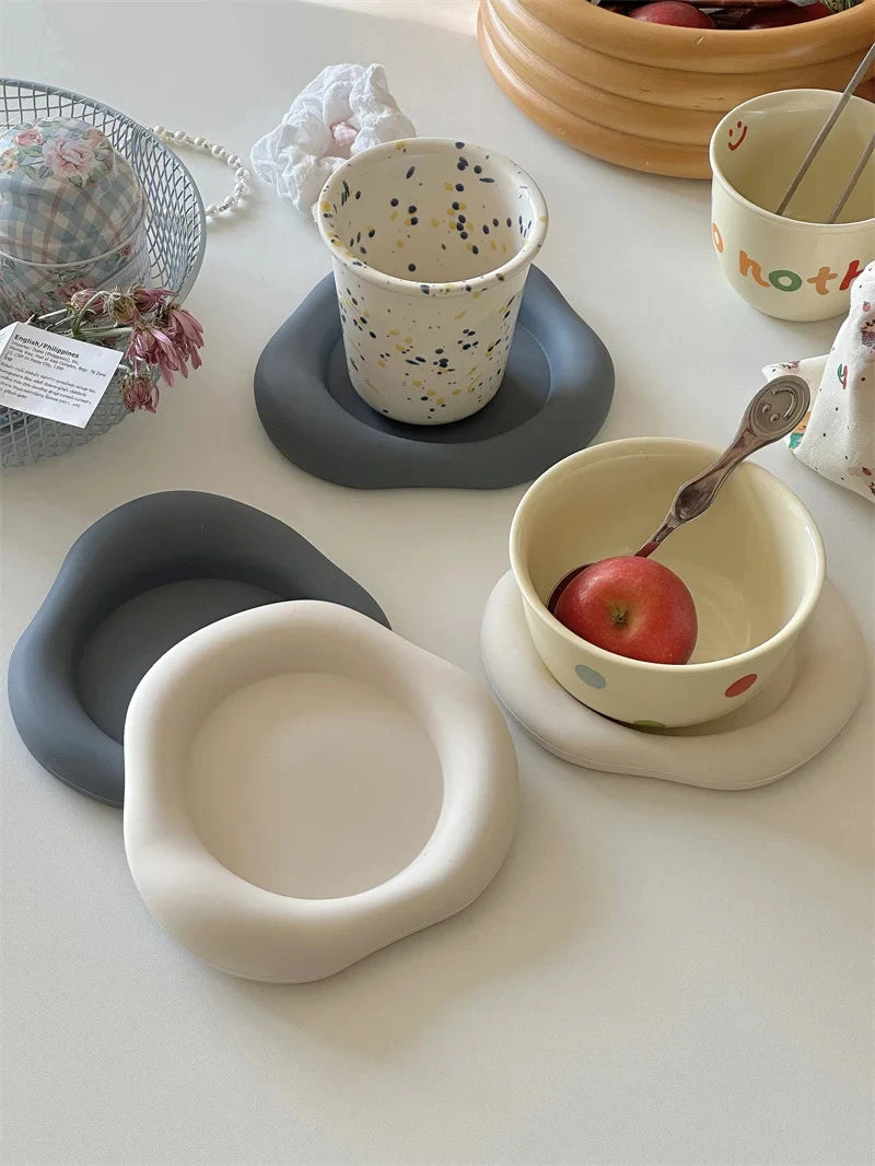 Cloud Shaped Silicone Coasters