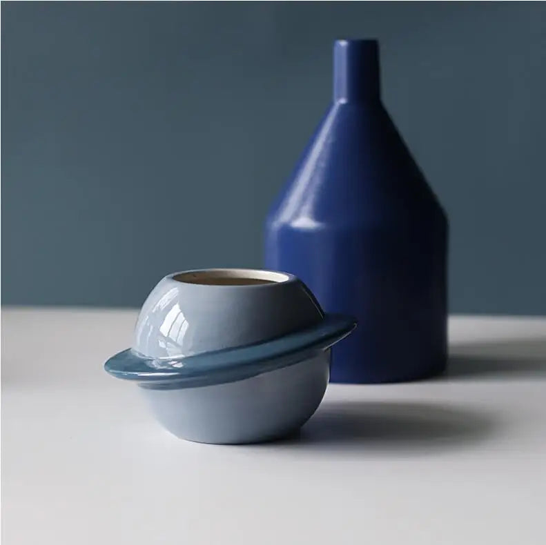Planet Ceramic Succulent Pot