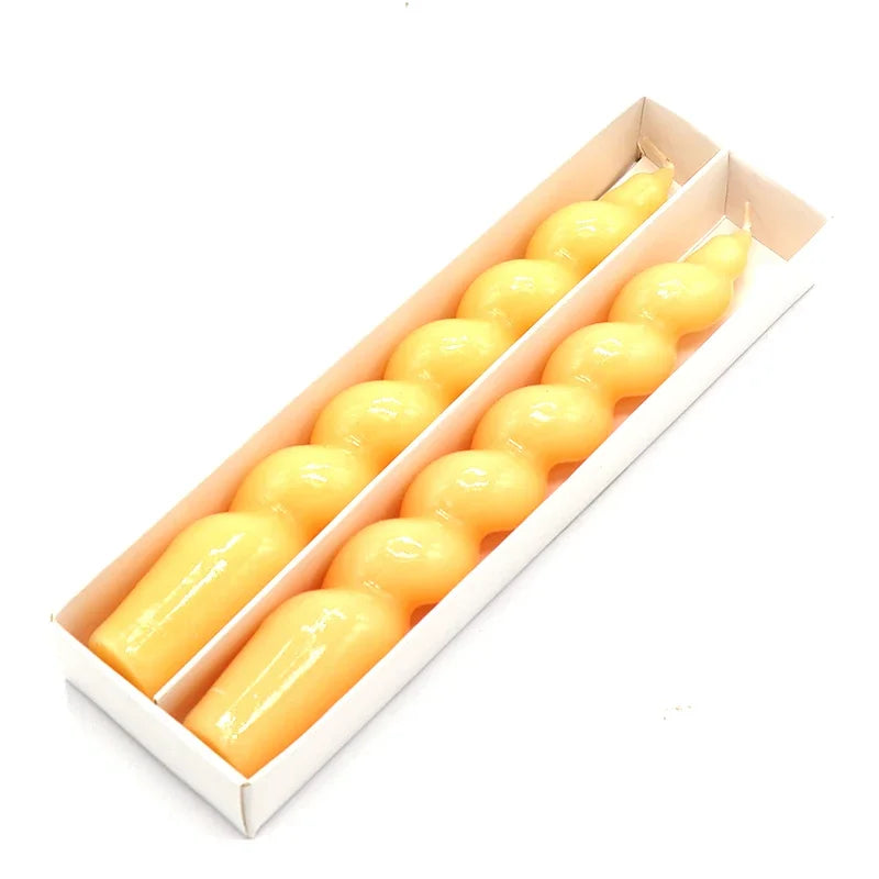 2 x Spiral Candles Scented Candles