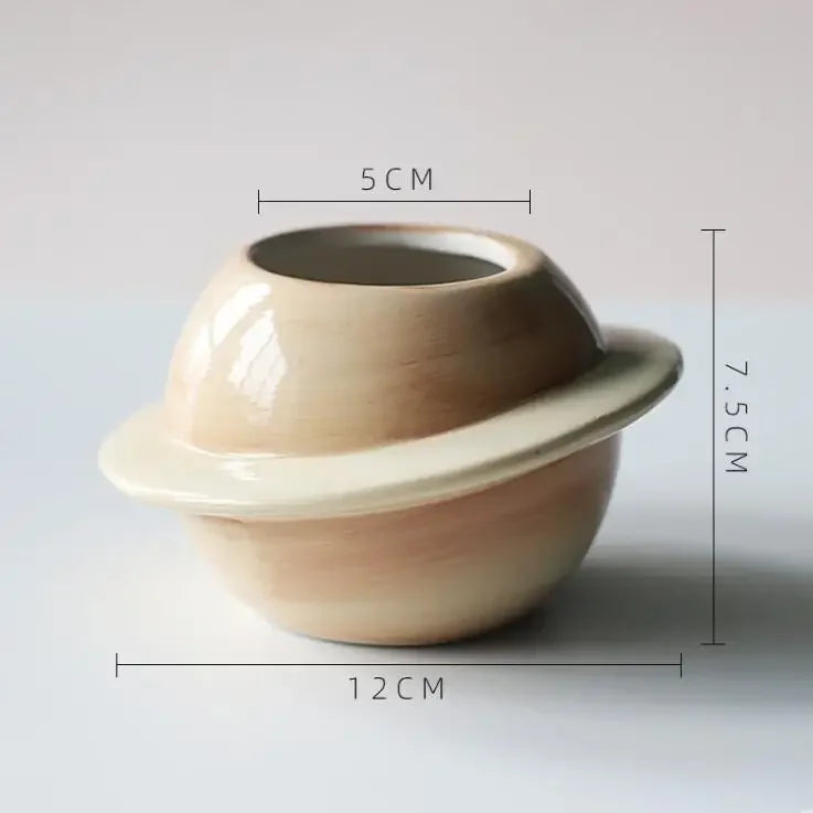 Planet Ceramic Succulent Pot