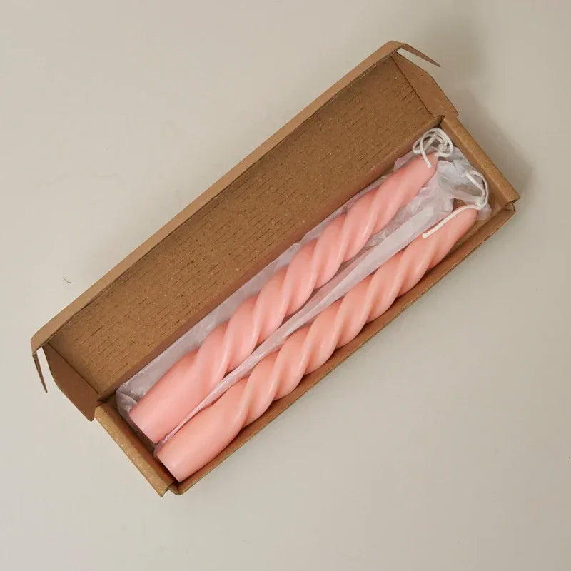 2 x Spiral Candles Scented Candles