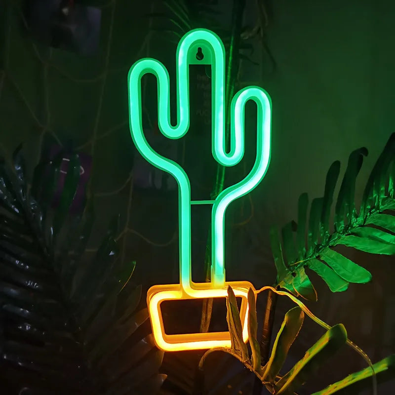 Cactus Neon Sign