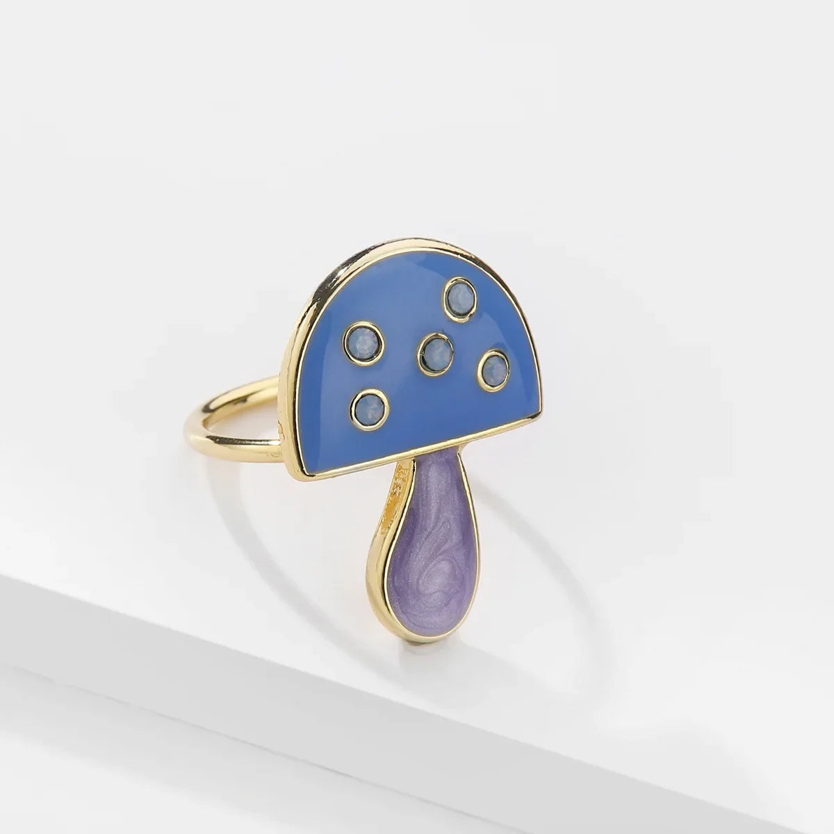 Aesthetic Colorful Eyes Love Heart Rings