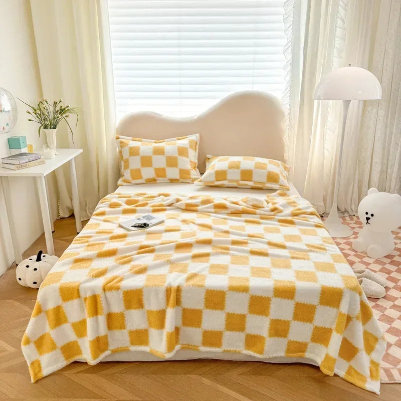 Checkerboard Fannel Blanket