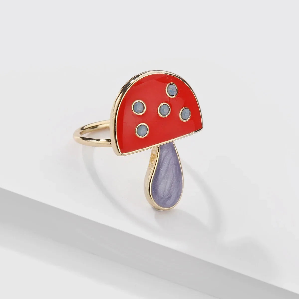 Aesthetic Colorful Eyes Love Heart Rings