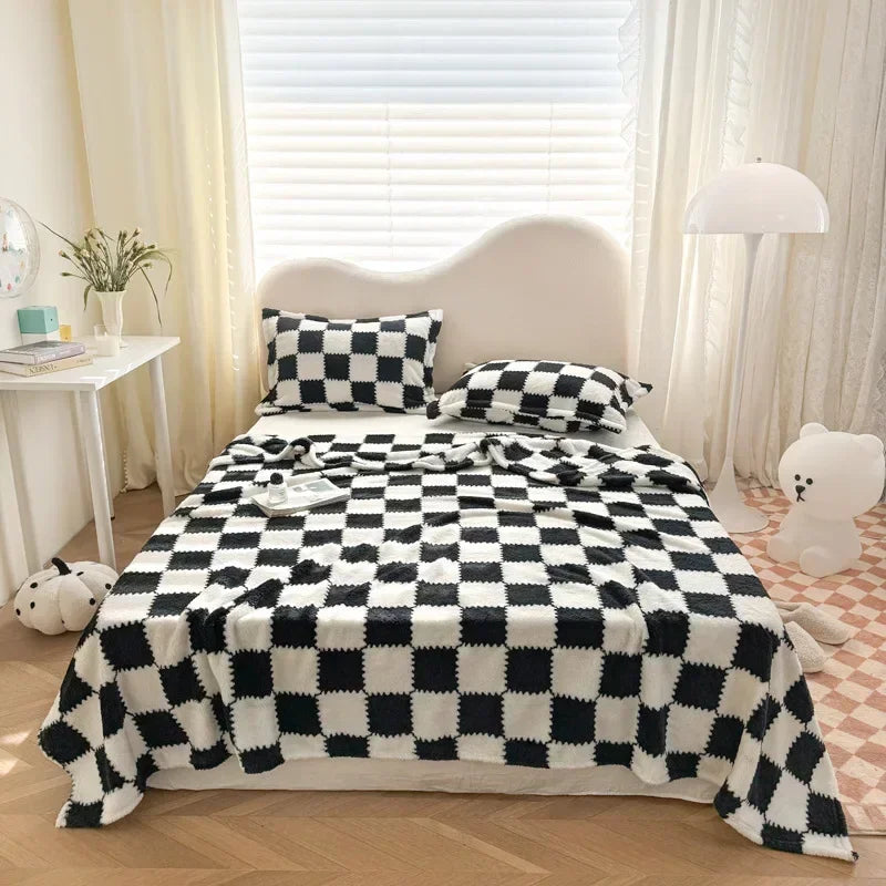 Checkerboard Fannel Blanket