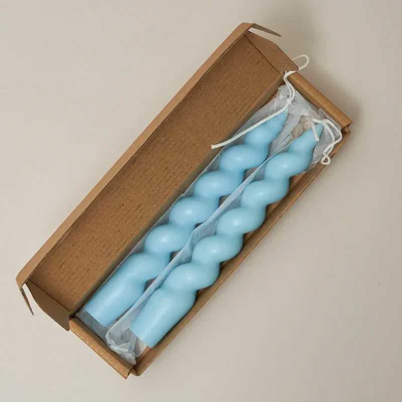 2 x Spiral Candles Scented Candles