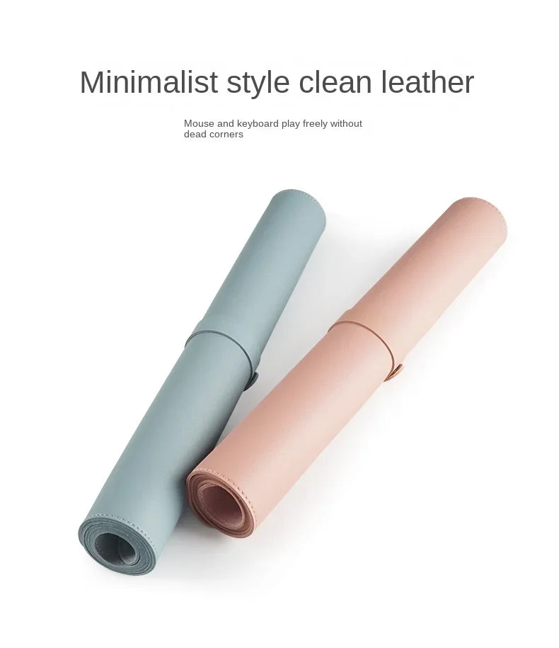 Large Desk Protector Mat Leather