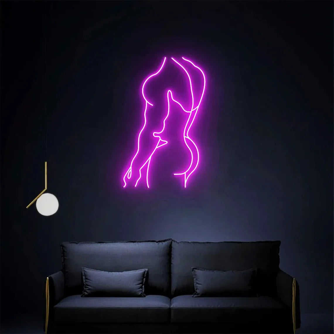 Man Neon Sign
