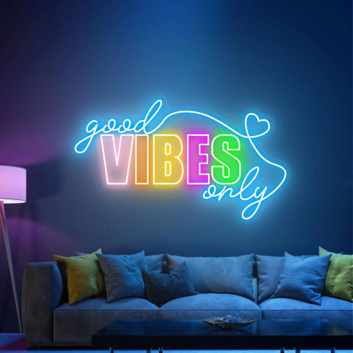 Good Vibes Only Neon Sign