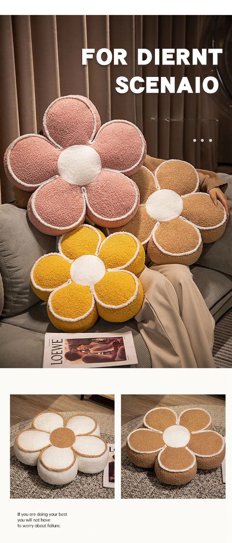 Flower Pillows