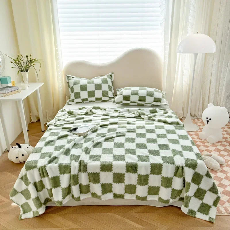 Checkerboard Fannel Blanket