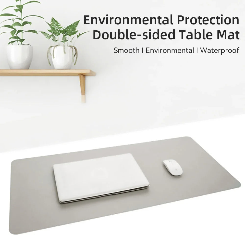 Large Desk Protector Mat Leather