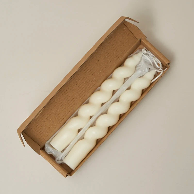 2 x Spiral Candles Scented Candles
