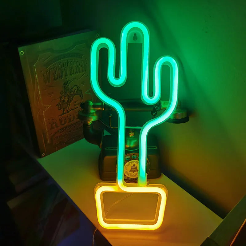 Cactus Neon Sign
