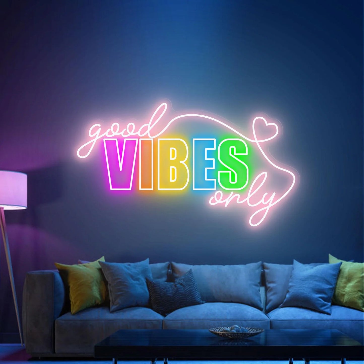 Good Vibes Only Neon Sign