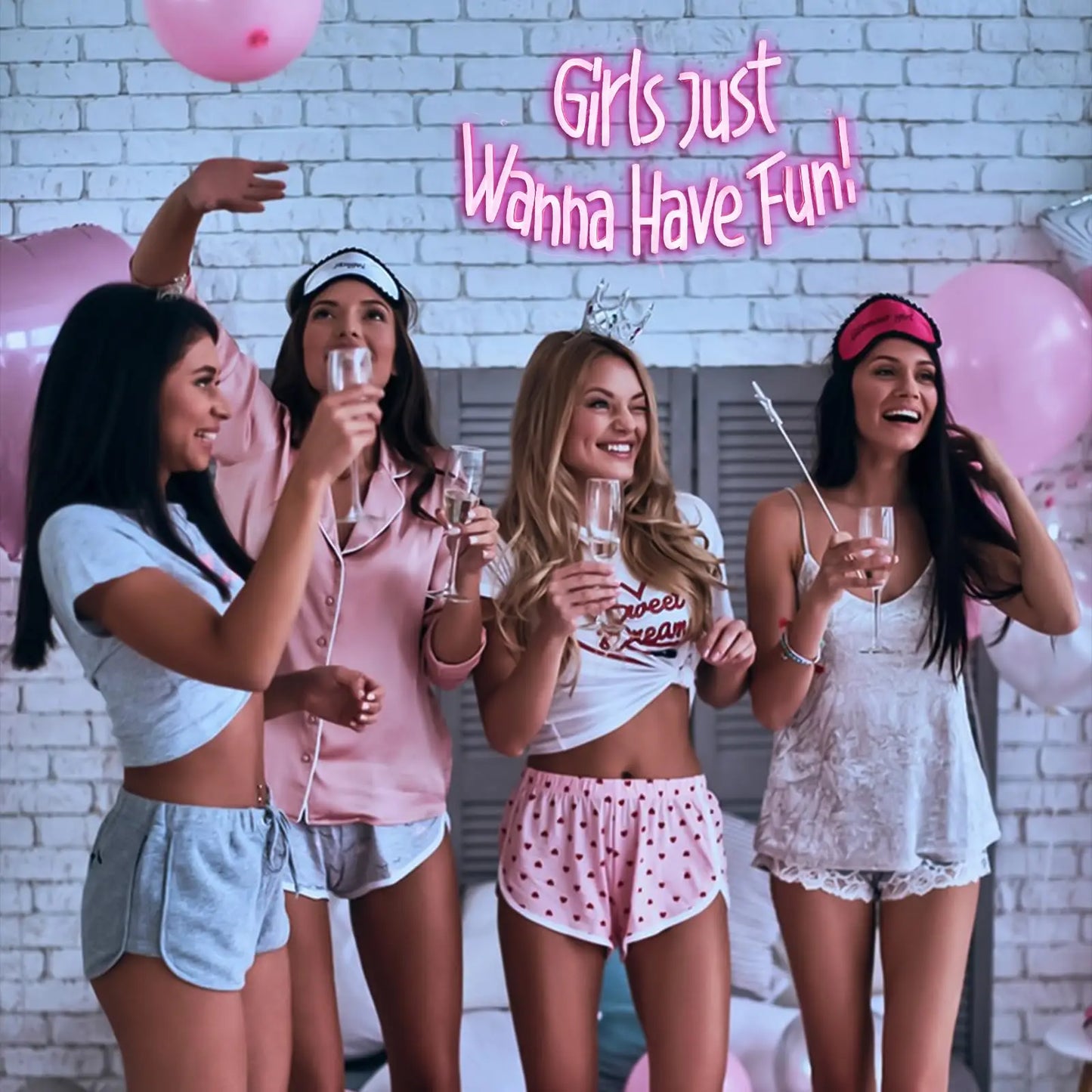 Girls Just Wanna Have Fun Neon Sign
