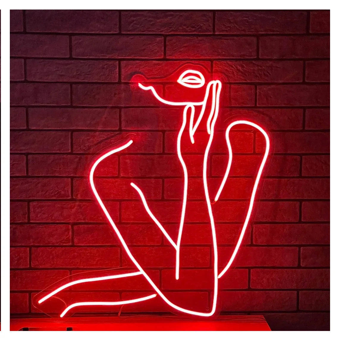 Hugging Neon Sign