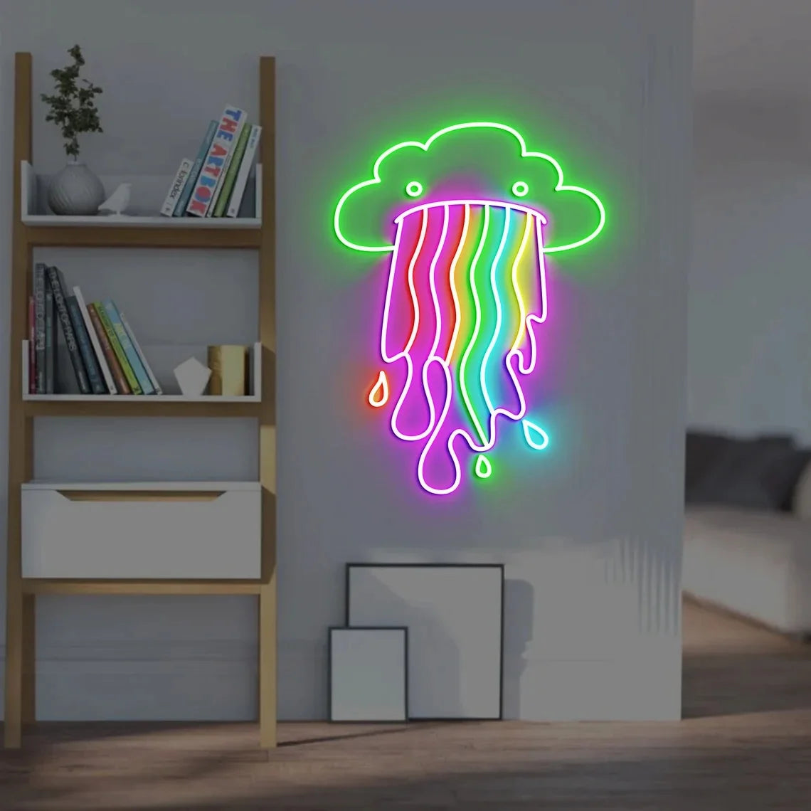 Rainbow Cloud Neon Sign