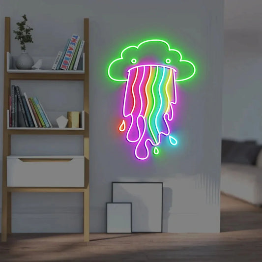 Rainbow Cloud Neon Sign