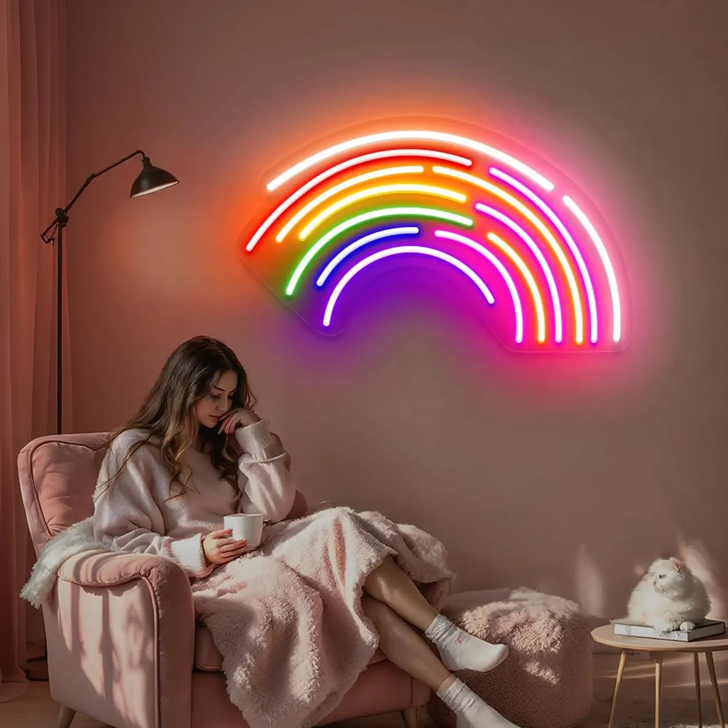 Rainbow Neon Sign