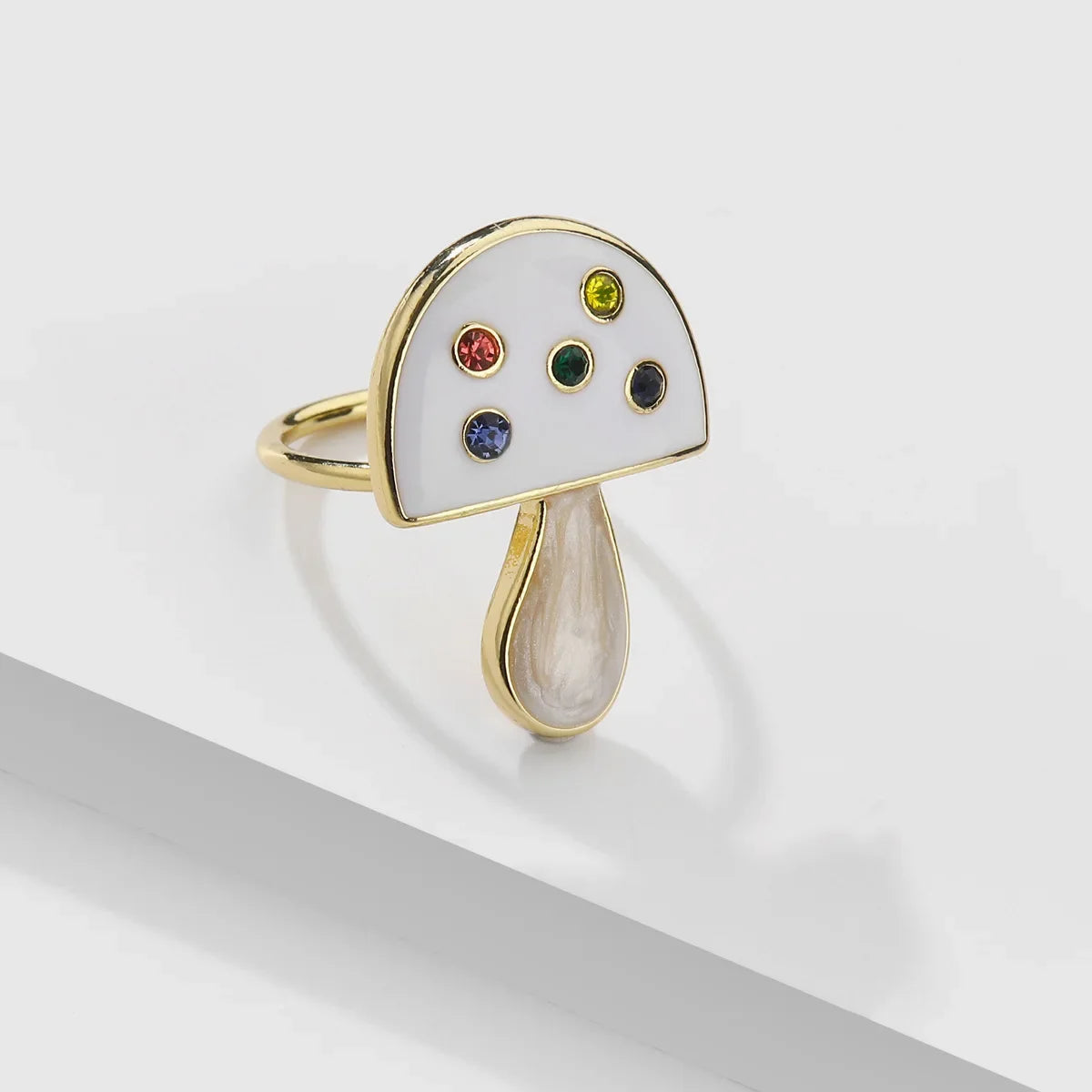 Aesthetic Colorful Eyes Love Heart Rings