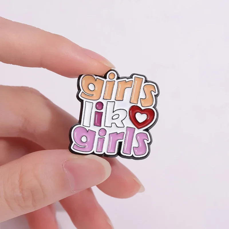 Lesbians Enamel Pins