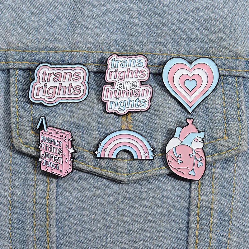 Trans Enamel Pins