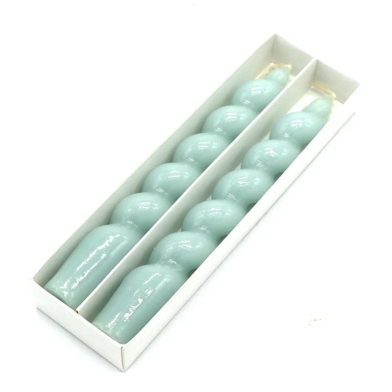 2 x Spiral Candles Scented Candles
