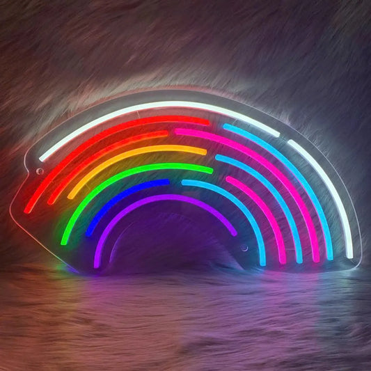 Rainbow Neon Sign