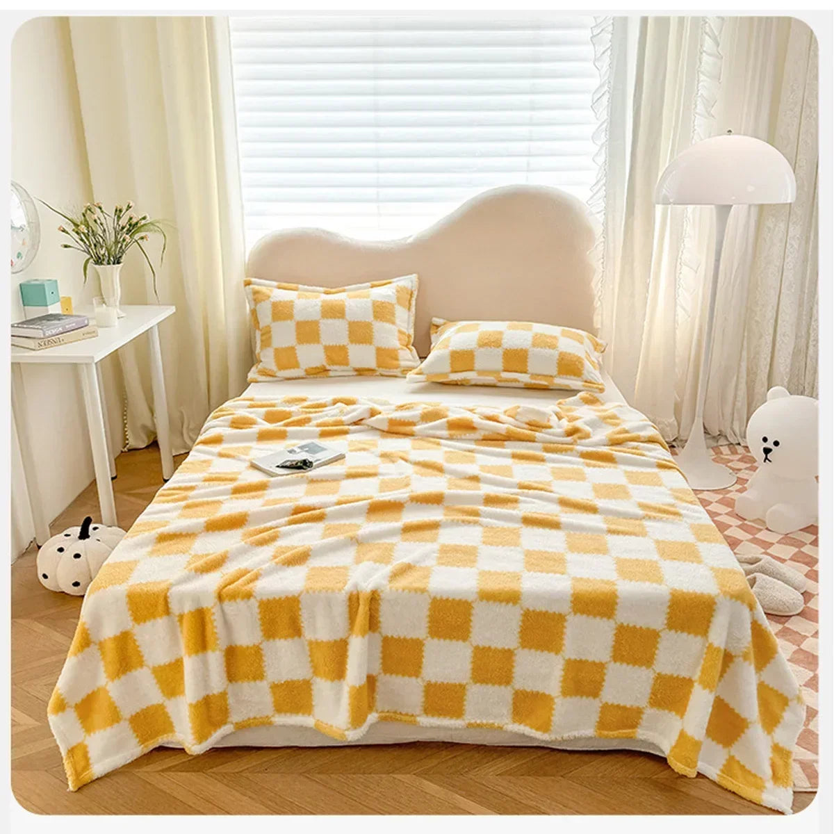 Checkerboard Fannel Blanket
