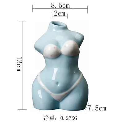 Woman Ceramic Vase
