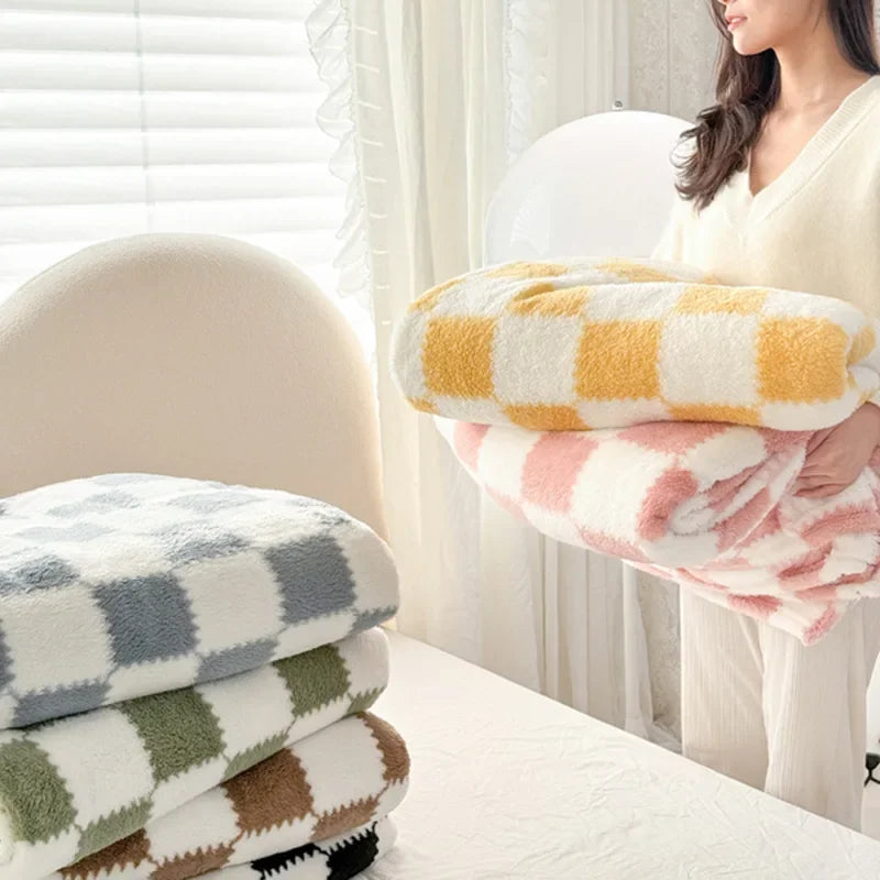 Checkerboard Fannel Blanket
