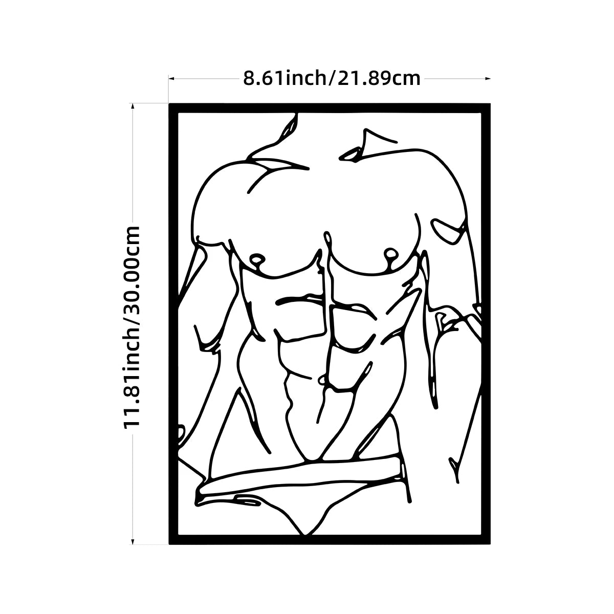 Abdominal Muscle Wall Decor