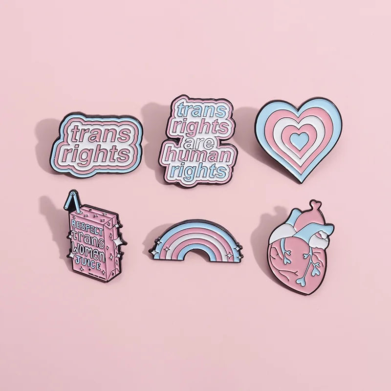 Trans Enamel Pins