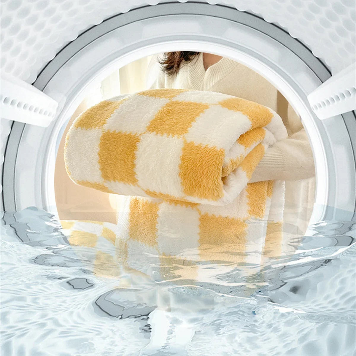 Checkerboard Fannel Blanket