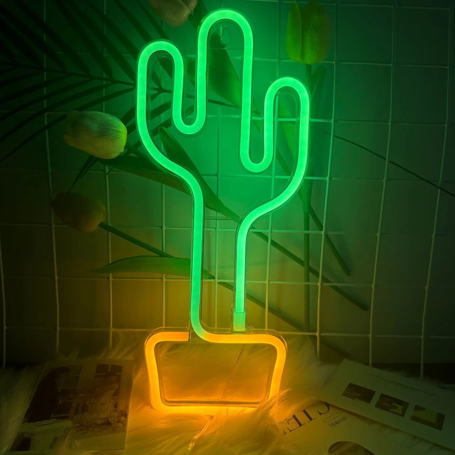 Cactus Neon Sign