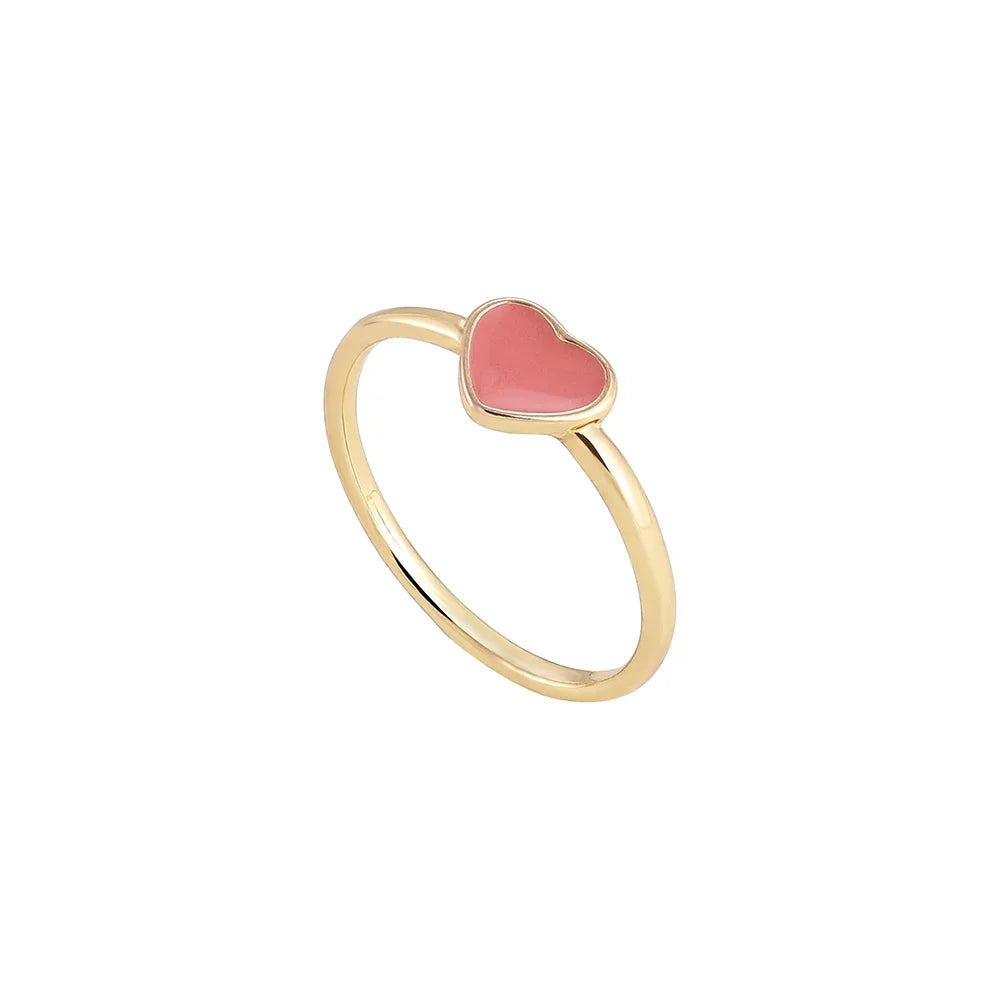 Aesthetic Colorful Eyes Love Heart Rings