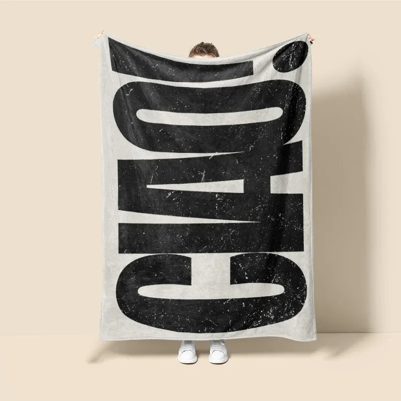 Abstract Minimalist Blanket