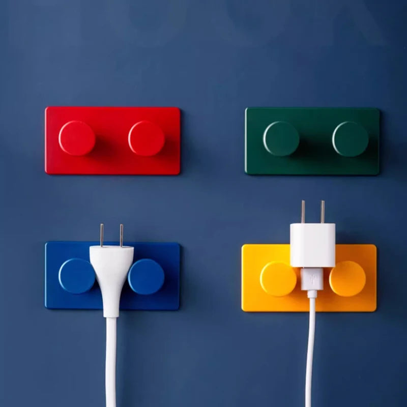 4Pcs Set Creative Building Block Wall Hook