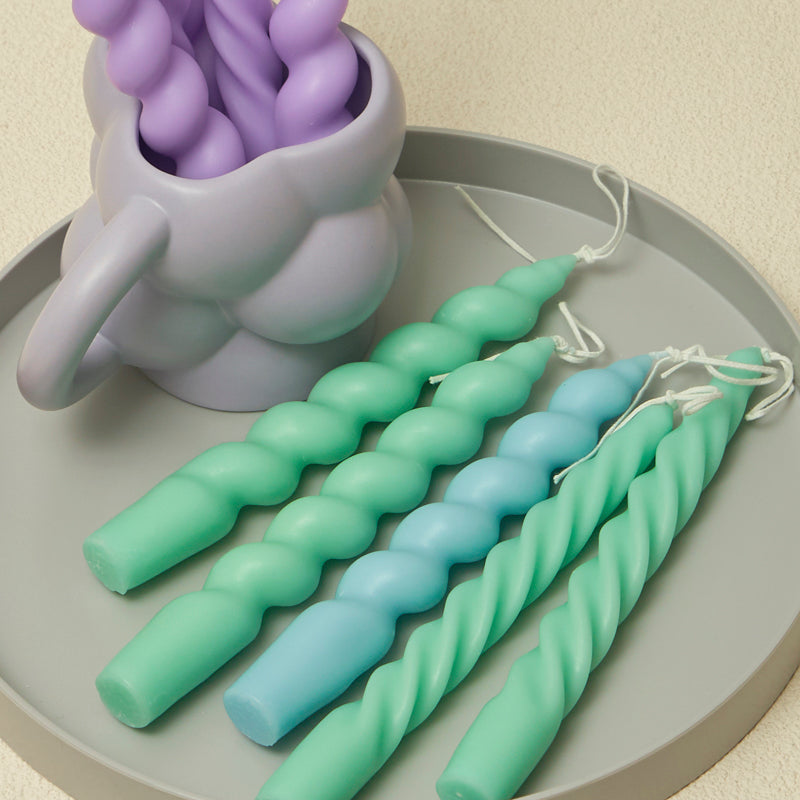 2 x Spiral Candles Scented Candles