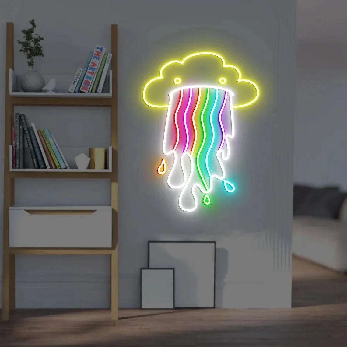 Rainbow Cloud Neon Sign
