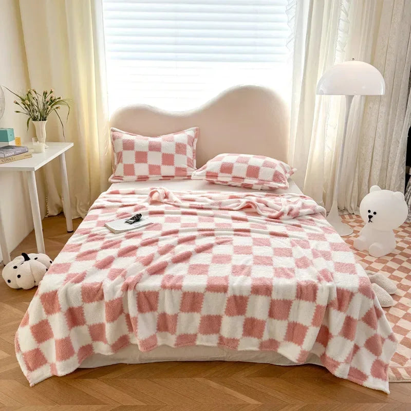 Checkerboard Fannel Blanket