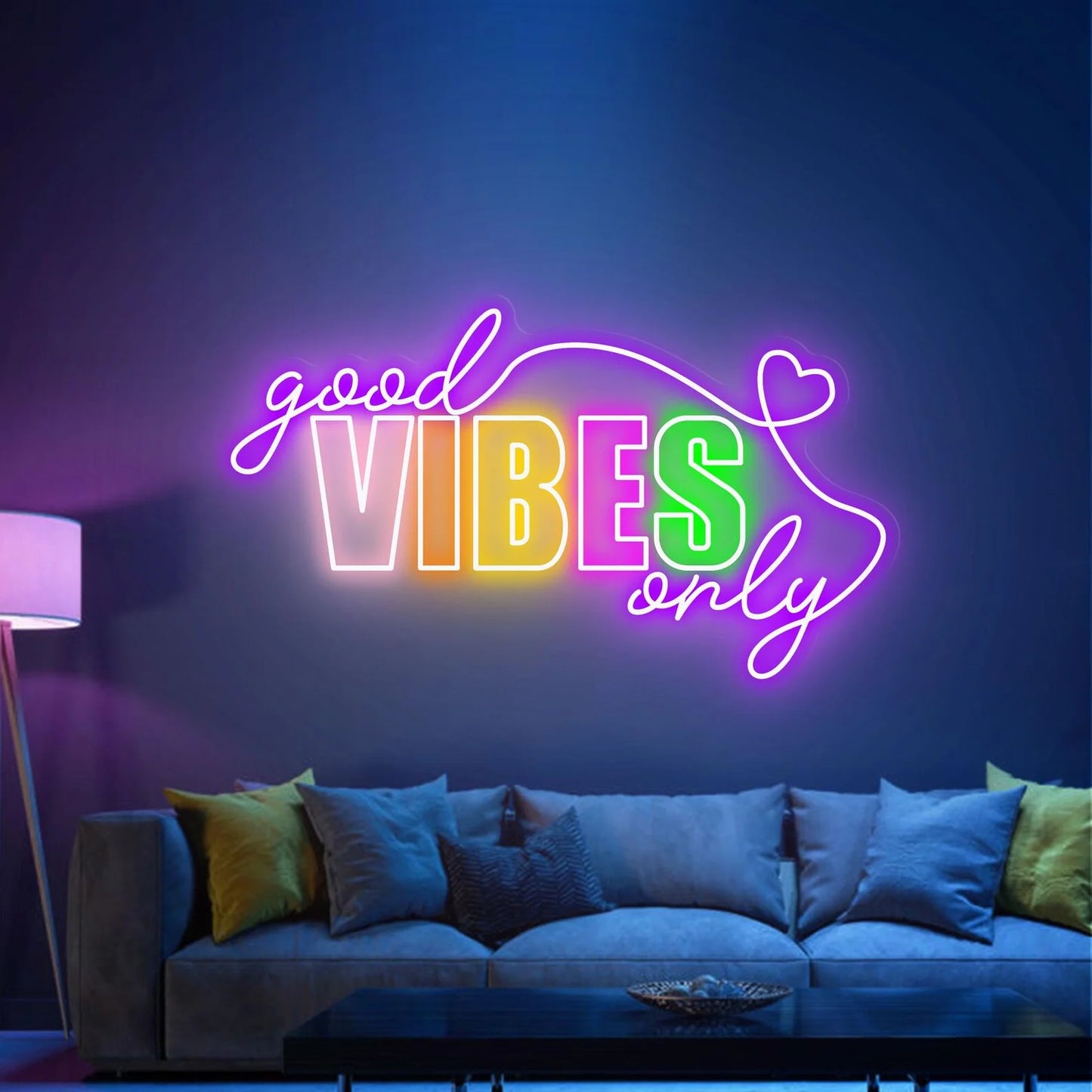 Good Vibes Only Neon Sign
