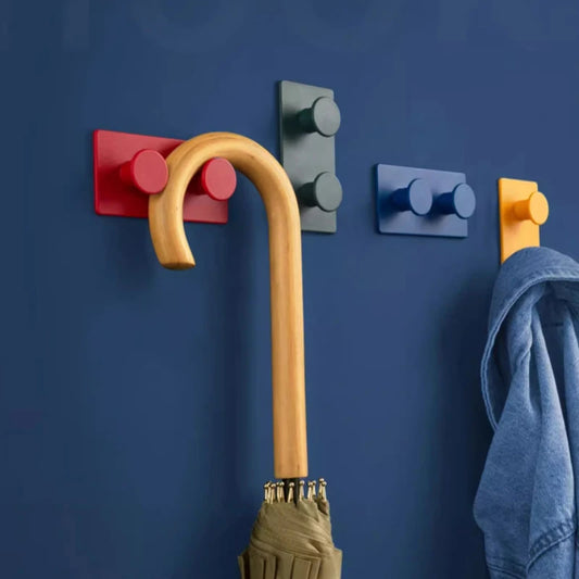4Pcs Set Creative Building Block Wall Hook
